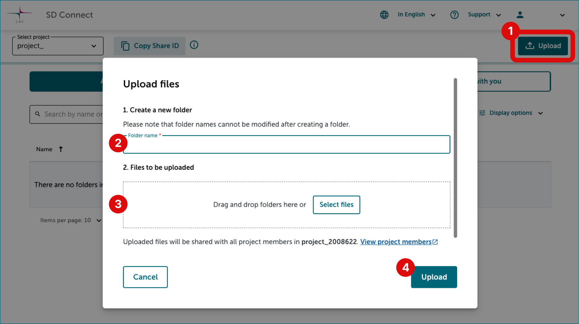 SD Connect Upload