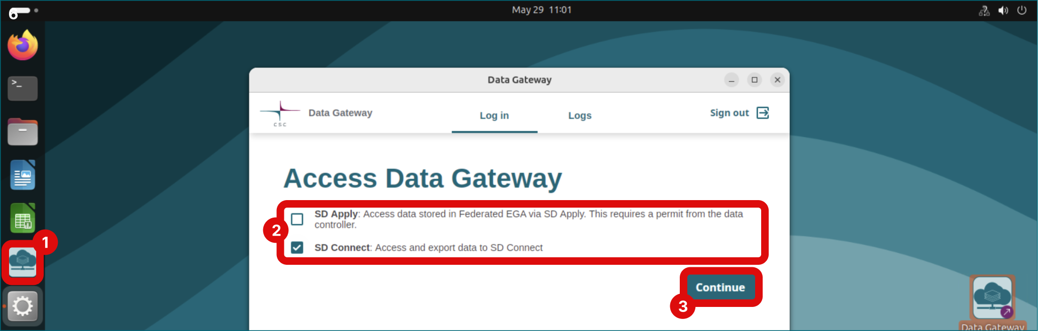 Launch Data Gateway